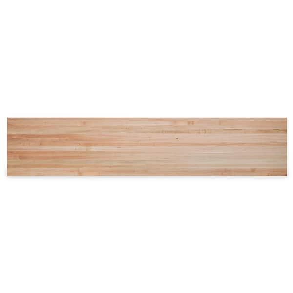 Williamsburg Butcher Block Co. Unfinished Signature Maple 12 ft. L x 4 in. W x 3/4 in. Th Butcher Block Backsplash, USD/Box 10002421