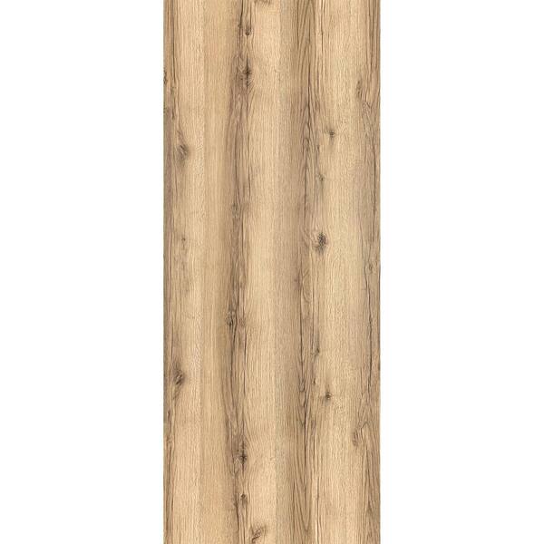 Sartodoors 0010 24 in. x 96 in. Flush No Bore Solid Core Oak Finished Pine Wood Interior Door Slab