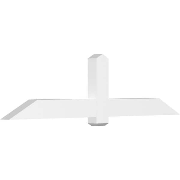 Ekena Millwork Eugene 84 in. W x 21 in. H x 4 in. D Signature Polyurethane Bracket