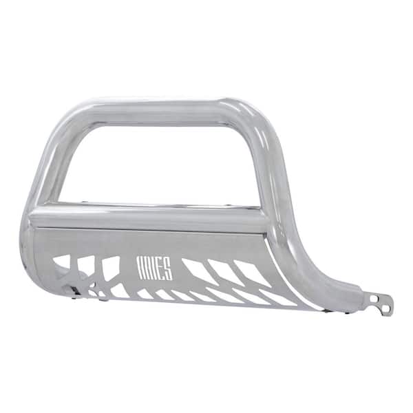 Aries 3-Inch Polished Stainless Steel Bull Bar, No-Drill, Select Dodge Ram 1500, 2500, 3500