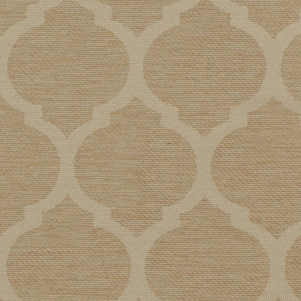 Hampton Bay Whitfield CushionGuard Toffee Trellis Patio Chaise Lounge