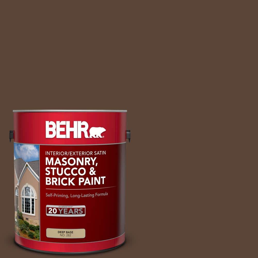 chocolate brown masonry paint