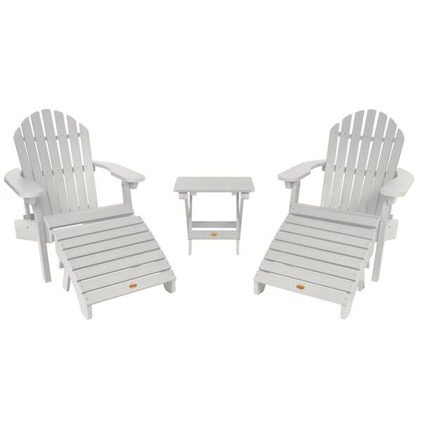 Hamilton White 5-Piece Recycled Plastic Outdoor Conversation Set