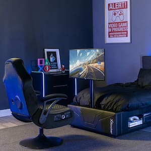 Oracle Gaming Bed with TV Mount, Black, Twin