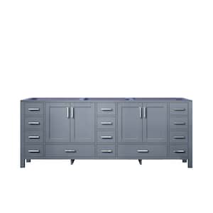 Jacques 84 in. W x 22 in. D Bath Vanity Cabinet only in Dark Grey
