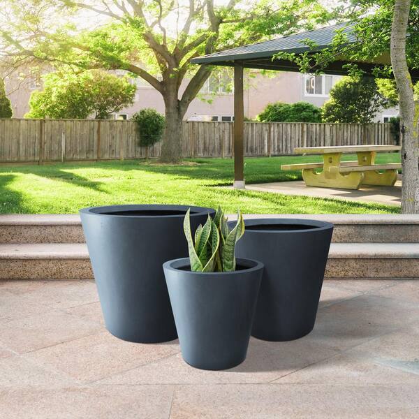  Gardening Pots, Planters & Accessories - Black / Gardening  Pots, Planters & Acce: Patio, Lawn & Garden