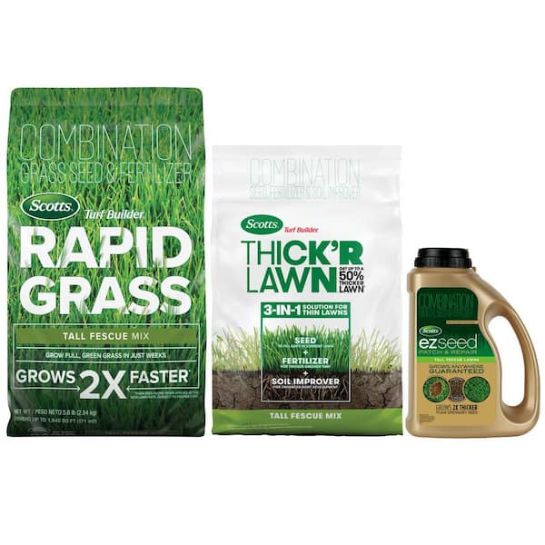 Scotts Turf Builder Grass Seed Annual Program Tall Fescue Mix for Small Lawns