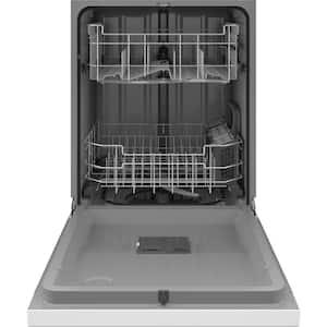 24 in. Built-In Tall Tub Front Control White Dishwasher w/Sanitize, Dry Boost, 52 dBA