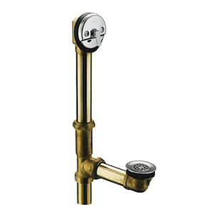 Swiftflo 1-1/2 in. Adjustable Trip Lever Drain in Polished Chrome