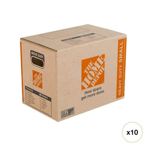 Small Heavy Duty Moving, Shipping, Packing Box with Handles