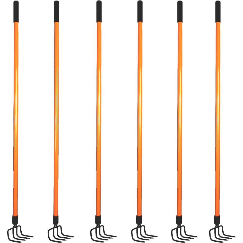 Ashman Garden Cultivator 52 in. Handle Length, Fiberglass Rubber Grip Handle, Sturdy Hand Tiller/Cultivator (6-Pack) price history on PriceWatchPro
