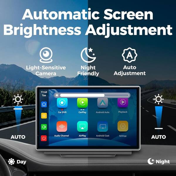 Lukyamzn 7 in. Wireless Apple/Android CarPlay for Car Stereo Lukyamzn 7 in. Wireless Apple/Android CarPlay for Car Stereo