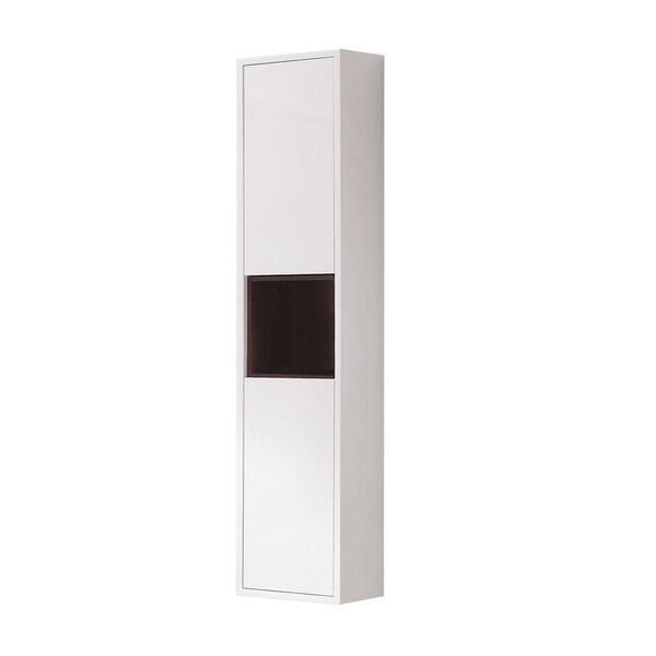 Avanity Sonoma 11-4/5 in. W x 55-1/10 in. H x 8-7/10 in. D Bathroom Storage Wall Cabinet in White
