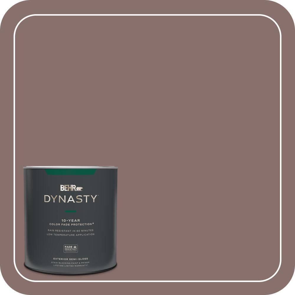 1 qt. Home Decorators Collection #HDC-AC-28 Smokey Claret Semi-Gloss Exterior Stain-Blocking Paint & Primer price history on PriceWatchPro