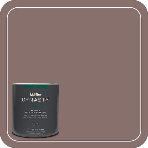 BEHR DYNASTY 1 qt. Home Decorators Collection #HDC-AC-28 Smokey Claret Semi-Gloss Exterior Stain-Blocking Paint & Primer