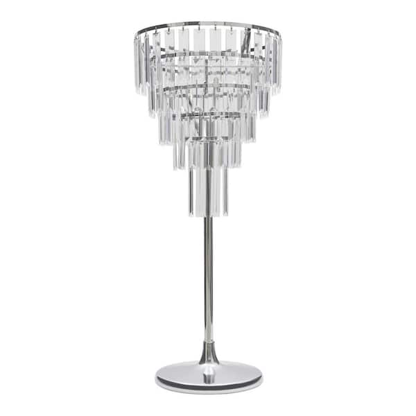 YIYIBYUS Silver 5-Tier Round Metal Acrylic Decorative Stand Wedding Birthday Party Flower Display Stand