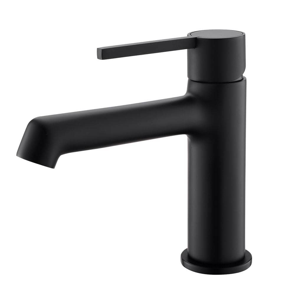 Modern Single Handle Bathroom Faucet, Single Hole Bathroom Sink Faucet in M