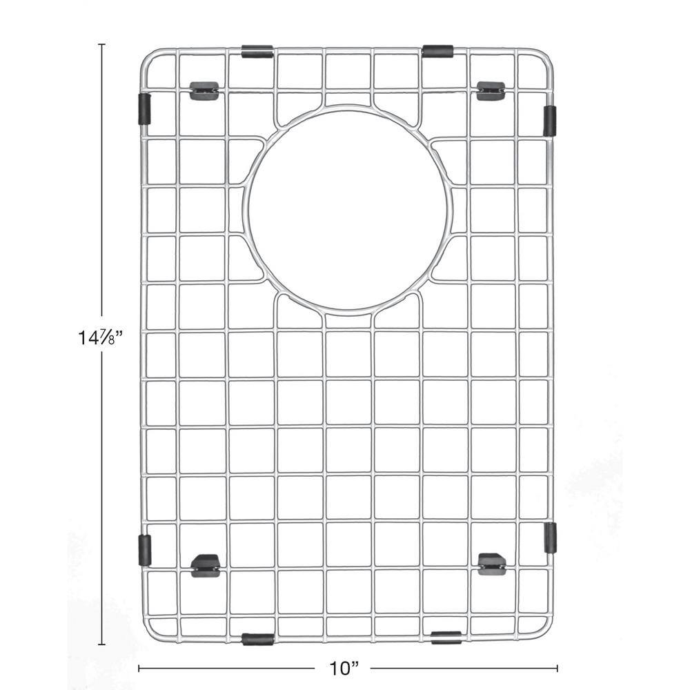 Karran 10" x 14-7/8" Stainless Steel Sink Bottom Grid