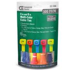 4 in. and 8 in. Cable Tie Canister, Assorted (500-Pack)