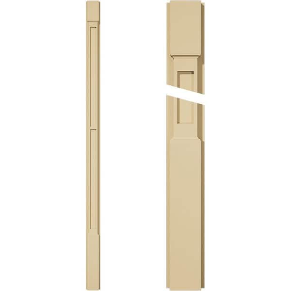 Ekena Millwork 2 in. D x 4 in. W x 82 in. L Primed Polyurethane Pilaster 1- Pack