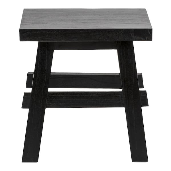 JONATHAN Y Revine 16.9 in. H Rustic Farmhouse Solid Mindi Wood