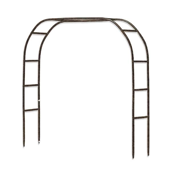 Sudzendf Black Metal Climbing Plant Wedding Garden Arch, Decoration Wide Arbor