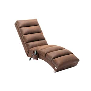 Modern Coffee Polyester 140° Backrest Design Linen Chaise Lounge Indoor Chair, Long Lounger for Office or Living Room