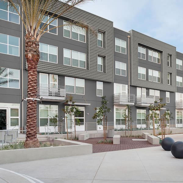 5 gal. #PPU25-01 Carbon Copy Semi-Gloss Acrylic Exterior Paint