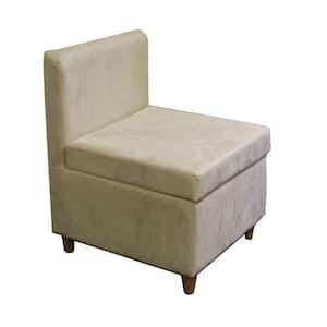 Valerie Cream Polyester Side Chair