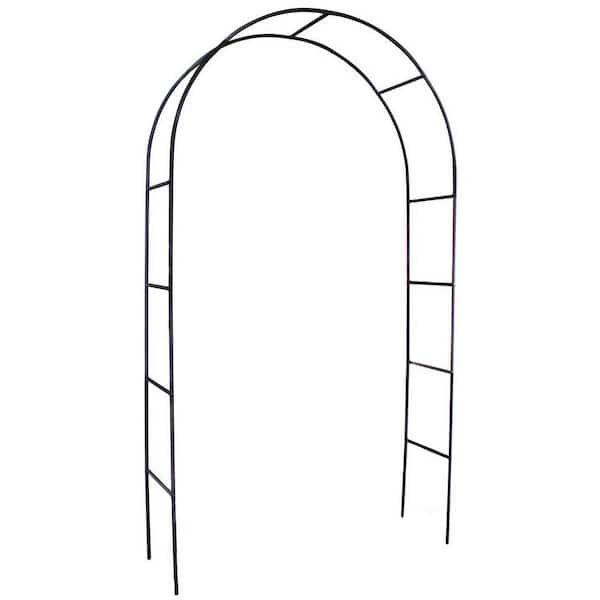FAWEY TRED INC 92 in. Metal Garden Arch, Wide Sturdy Metal Trellis