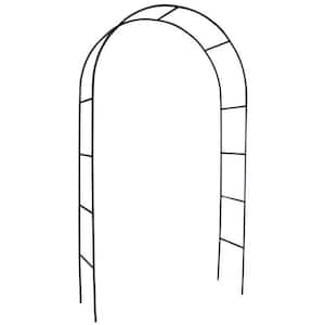 92 in. Metal Garden Arch, Wide Sturdy Metal Trellis