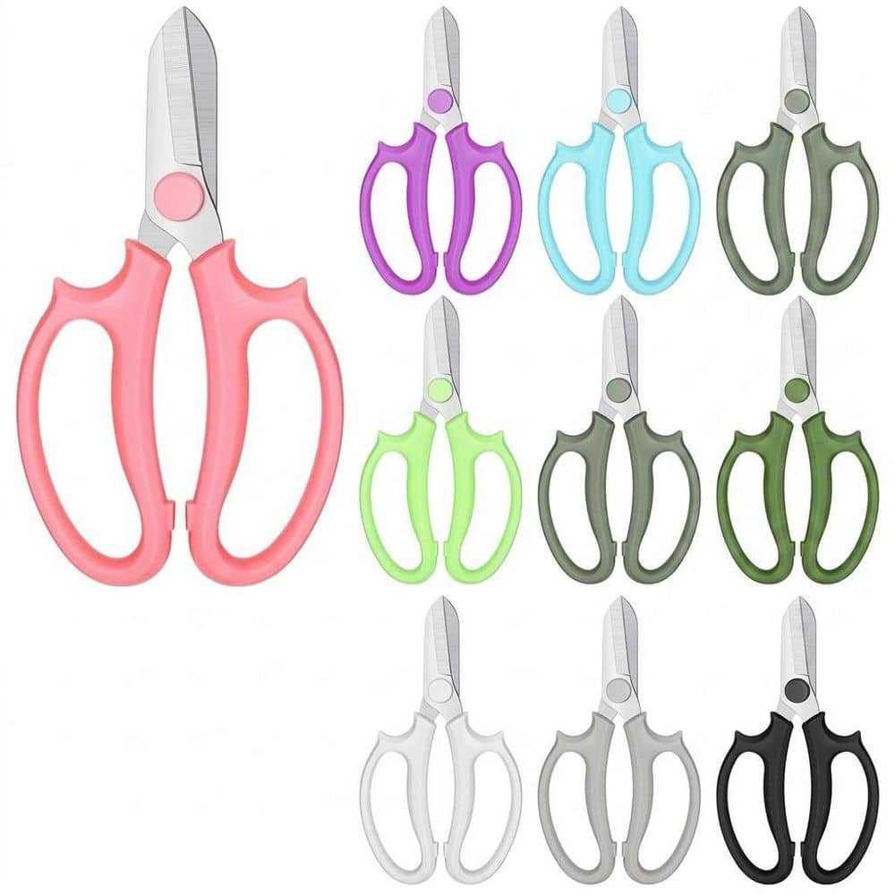 8 Pack Pruning Shears Multicolor Garden Scissors High Carbon Steel Non-Slip Handle for Flower Plant Trimming price history on PriceWatchPro