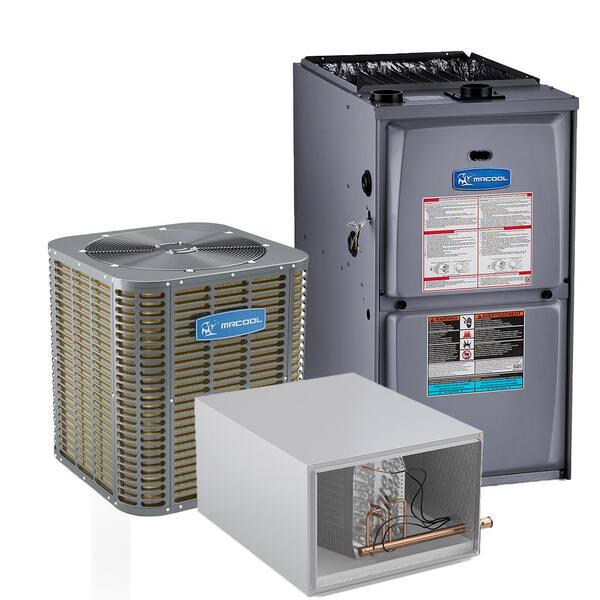 MRCOOL 1.5-Ton 18000 BTU 14 SEER Horizontal Split System with 95% AFUE  45000 BTU Furnace MXC1418H24GM945 - The Home Depot
