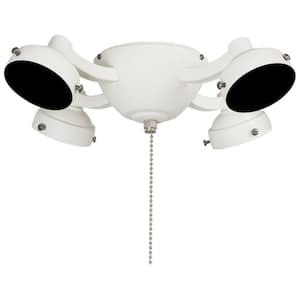 Aire 4-Light LED White Ceiling Fan Universal Light Kit