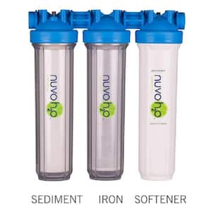 Manor Trio Water Whole House Water Softener Plus Sediment and Iron Filtration System
