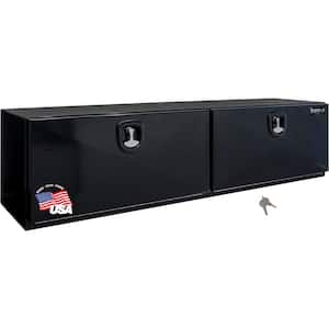 18 x 18 x 60 in. Pro Series Black Steel Underbody Truck Box