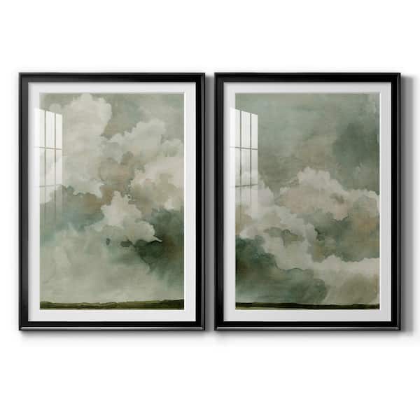 Wexford Home Coming Rain I by Wexford Homes 2-Pieces Framed Abstract Paper Art Print 22.5 in. x 30.5 in.