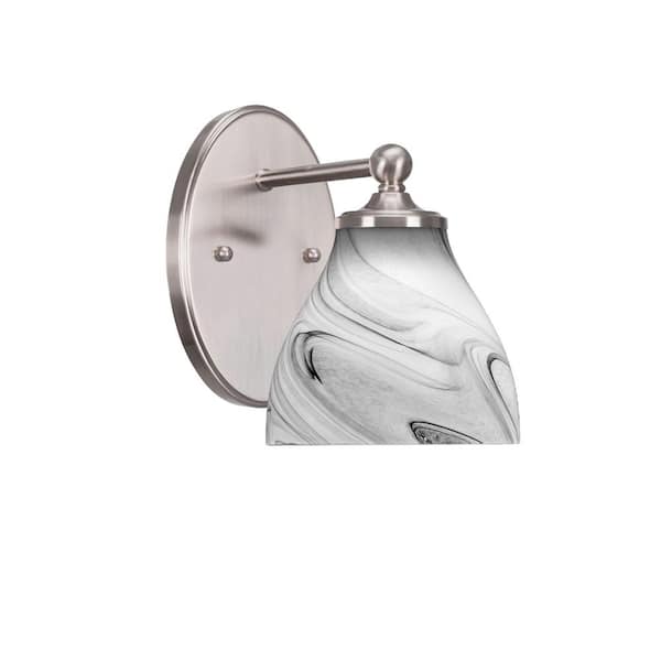 Unbranded Royale 1-Light Brushed Nickel Wall Sconce