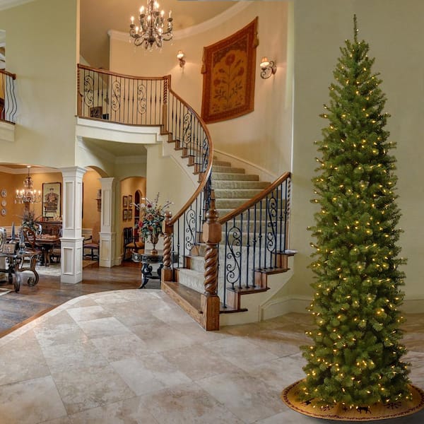 Featured image of post 10 Ft Pre Lit Slim Christmas Tree