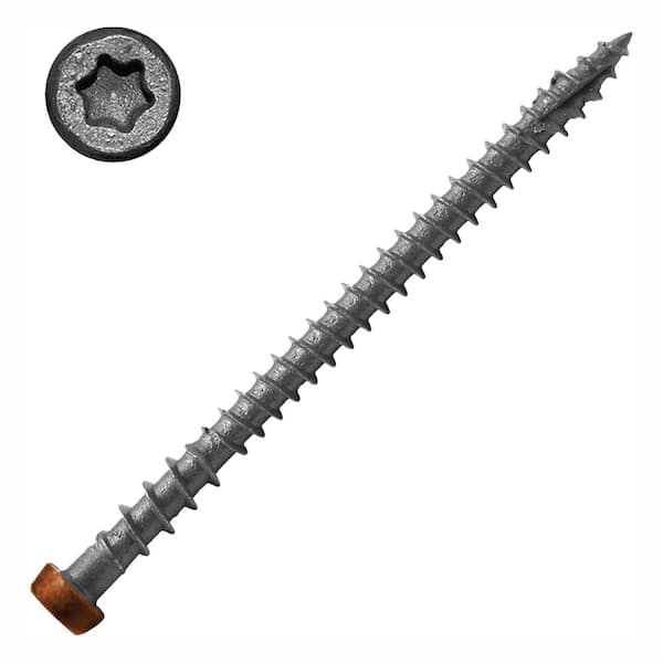 DeckLok #10 x 2-3/4 in. Star Drive Self-Countersinking Flat Head ACQ Compatible Tree House Composite Deck Screws (350-Piece)