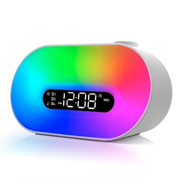 Westclox Wake Up Light Clock Radio W/ Wireless Speaker 72115 - The