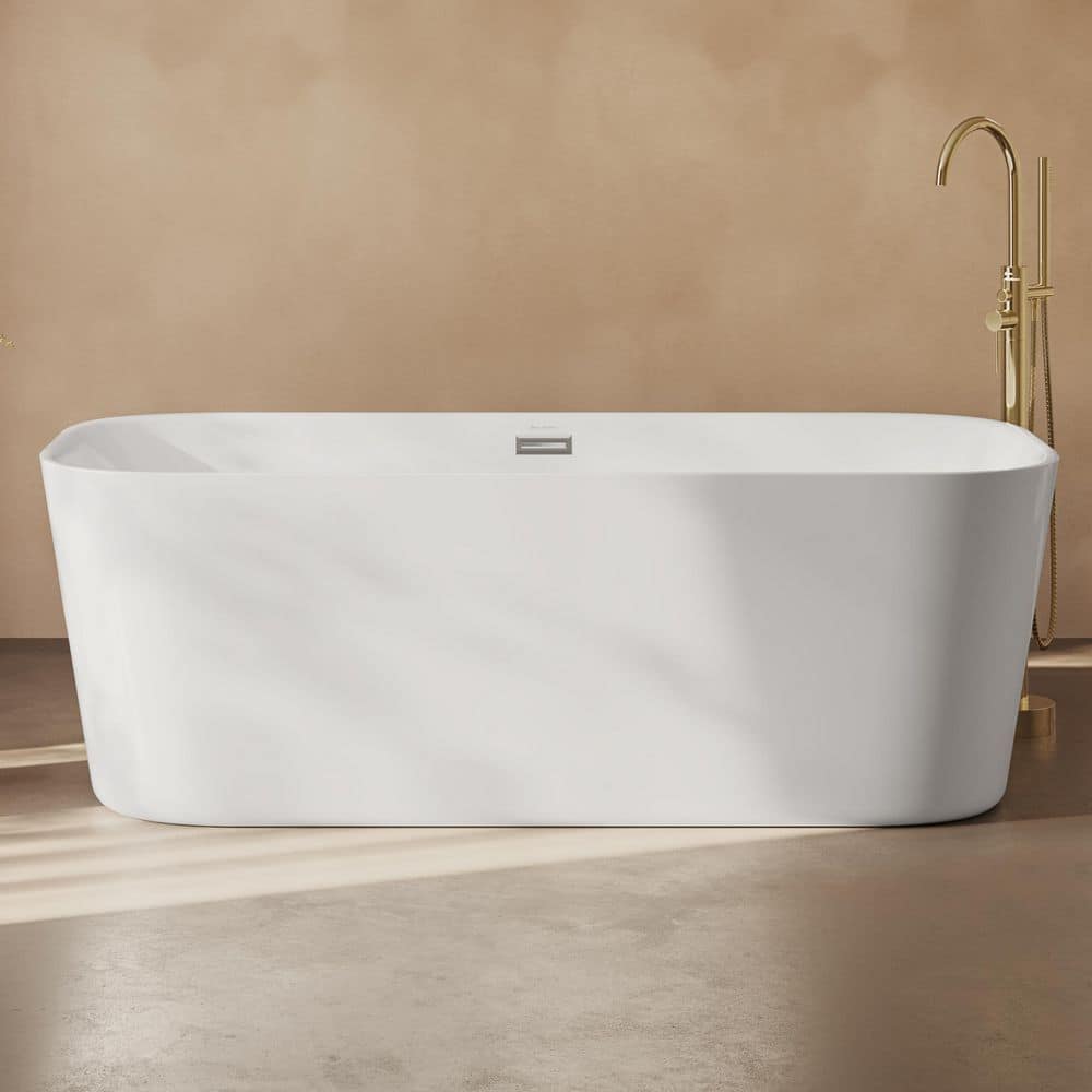 Swiss Madison Concorde 67 in. Acrylic Flat Bottom Non-Whirlpool