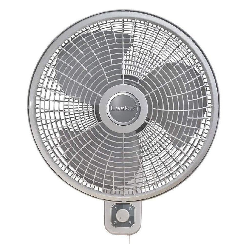 Lasko 16 in. 3-Speed Oscillating Wall Mount Fan M16900 - The Home Depot