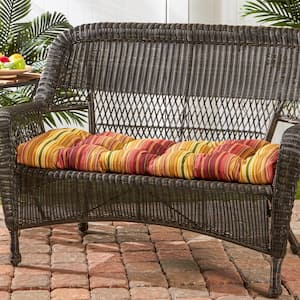 Kinnabari Stripe Rectangle Outdoor Swing/Bench Cushion