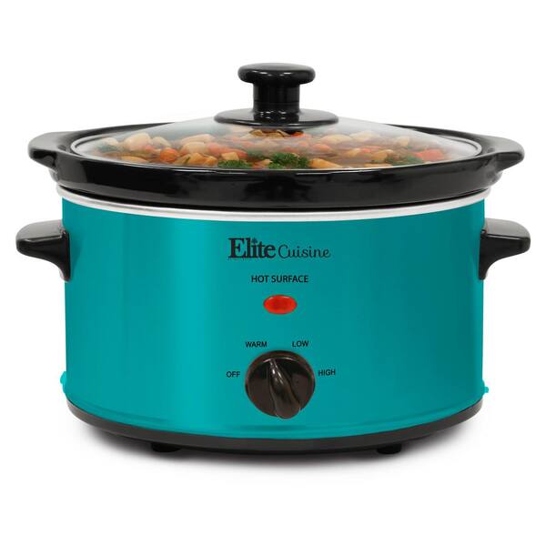 Unbranded 2 Qt. Turquoise Color Oval Slow Cooker