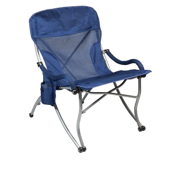 Picnic Time PT-XL Camp Navy Patio Chair