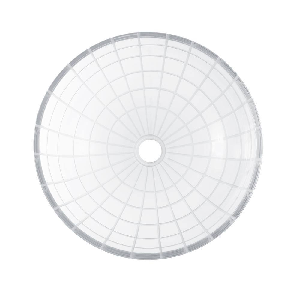 Virage 16" Clear Glass Round Vessel Sink