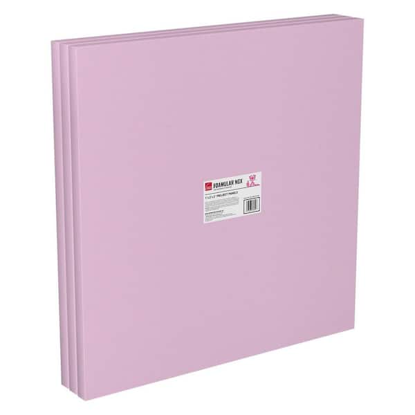 Foamular NGX 1 in. x 2 ft. x 2 ft. R-5 Project Panel XPS Rigid Foam Board Insulation, 3 pack
