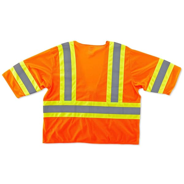 GLoWEAR 2XL/3XL Orange Hi-Vis Type R Class 3 Two-Tone Vest