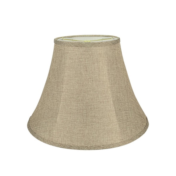 Preppy Brown Hex Bell newest Lampshade, Lamp Shade